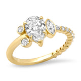 Pear Shape Diamond Engagement Ring