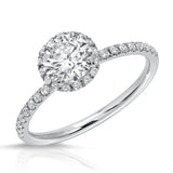 Lab Grown Diamond Halo Engagement Ring