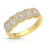 Diamond Halo Statement Ring