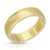 Single Edge Diamond Wedding Band